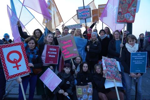 Rebelle tijdens vrouwendag 2024